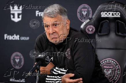 Inter Miami Head Coach Gerardo Tata Martino press conference in Fort Lauderdale