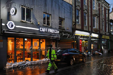 Aftermath of Storm Bert in Pontypridd