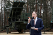 Patriot launchers at Polish military base