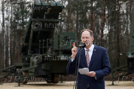 Patriot launchers at Polish military base