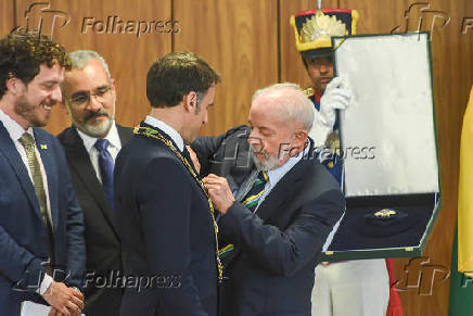 Visita oficial do presidente Frana Emmanuel Macron em Brasilia