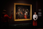 The Last Caravaggio exhibition photocall at the National Gallery in London