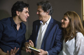 Gabriel Chalita recebe, Fernando Haddad e sua mulher, Ana Estela Haddad