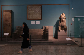 People visit Iran's National Museum during World Museum Day in Tehran