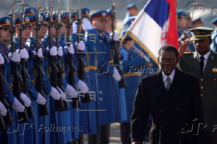 President of Equatorial Guinea Teodoro Obiang Nguema Mbasogo visits Serbia