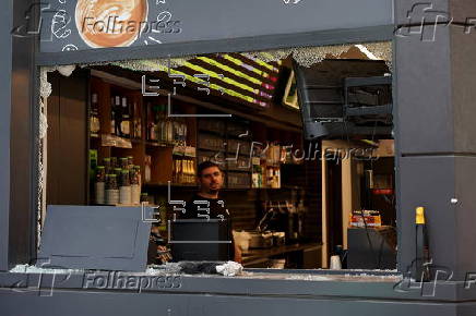Damage at gas station in northern Israel after rocket fired from southern Lebanon