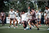 treino aberto do corinthians no ct joaquim grava