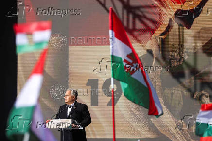 Celebrations of the 68th anniversary of the Hungarian Uprising of 1956, in Budapest