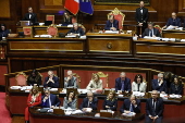 Italian Prime Minister Meloni reports in the Senate on the upcoming European Council