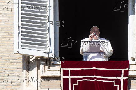 Pope Francis' Angelus prayer in Vatican