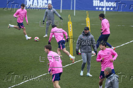 Entrenamiento del Atltico de Madrid