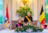 Grand Duke and Duchess of Luxembourg visit Belgium