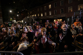 The annual NYC Halloween Parade in New York City