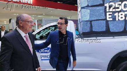 Vice-presidente geraldo alckmin visita a fenatran 2024