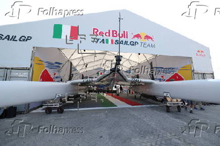 First time Italy Team SailGP at Emirates Dubai Sail Grand Prix