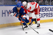 NHL: Detroit Red Wings at New York Islanders