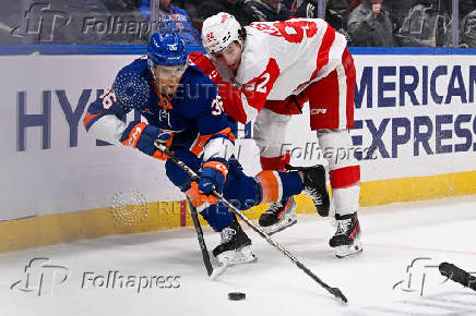 NHL: Detroit Red Wings at New York Islanders