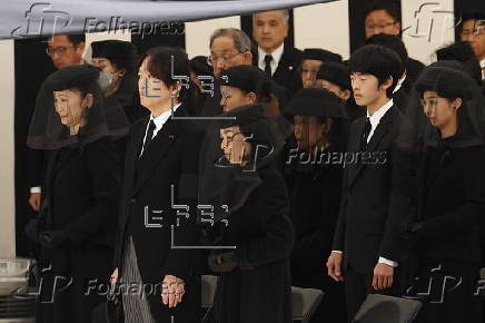 Funeral service for Japan's late Princess Mikasa, in Tokyo