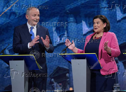 Final General Election 2024 leaders' debate, in Dublin