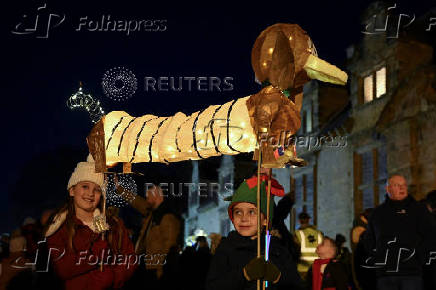 Bolsover Lantern Parade in Derbyshire