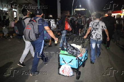 La primera caravana migrante del ao parte de la frontera sur de Mxico