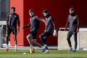 Entrenamiento del Sevilla