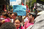 Ato contra a escala 6x1 na Av. Paulista