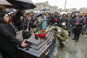 Kyiv bids farewell to Ukrainian serviceman killed in action