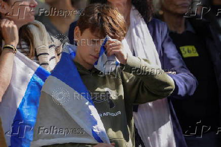 Pro-Israel rally nearly one year after Hamas' October 7 attack, in New York City