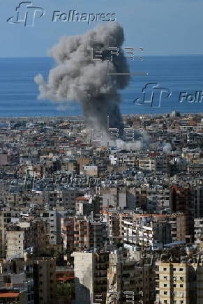 Israeli military strikes hit Beirut's southern suburb of Dahieh