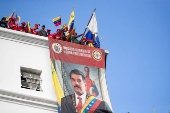 El chavismo celebra en Caracas una manifestacin 