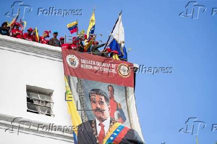 El chavismo celebra en Caracas una manifestacin 