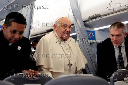 Pope Francis visits Corsica