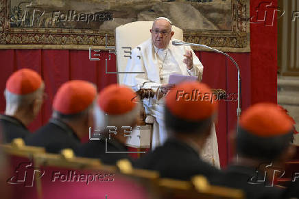 Audiencia de felicitacin de Navidad a la Curia romana