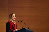 Roberta Metsola receives an honorary degree from the University of Lisbon