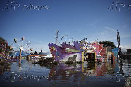  Bairro Mathias Velho inundada, em Canoas, regio metropolitana de Porto Alegre