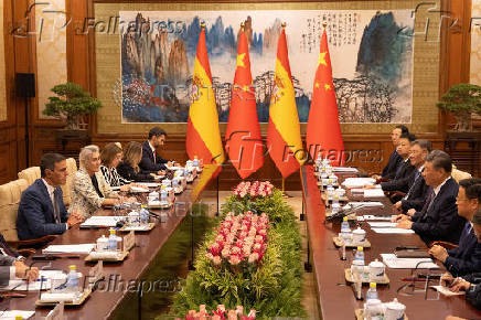 Spanish Prime Minister Pedro Sanchez visit to China