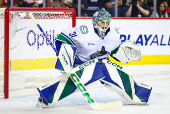 NHL: Preseason-Vancouver Canucks at Calgary Flames