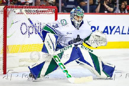 NHL: Preseason-Vancouver Canucks at Calgary Flames