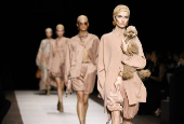 Giorgio Armani Spring Summer 2025 collection in New York