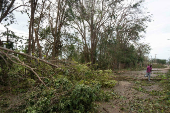 Aftermath of Hurricane Rafael's landfall in Cuba