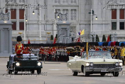 Thai Queen Suthida leads rehearsal event for Royal Guard parade