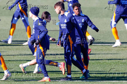 Entrenamiento del Real Madrid