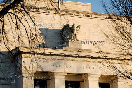 FILE PHOTO: The Federal Reserve building is seen in Washington, DC