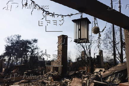 Eaton Wildfire in Los Angeles, California