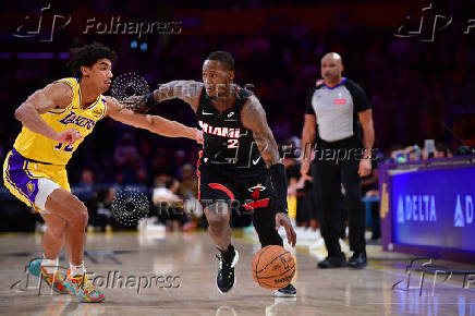 NBA: Miami Heat at Los Angeles Lakers