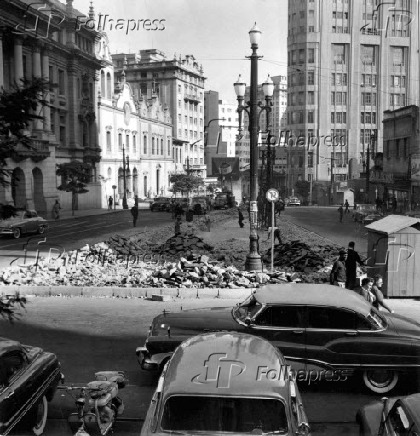 1959O Largo So Francisco em obras.