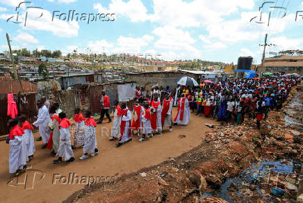 Good Friday procession in Nairobi