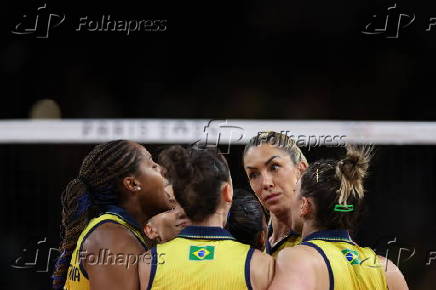 Semifinal de vlei de quadra feminino, nas Olimpadas de Paris 2024