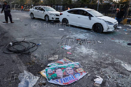 Aftermath of an anti-government rally by supporters of former Pakistani PM Khan's party PTI, in Islamabad